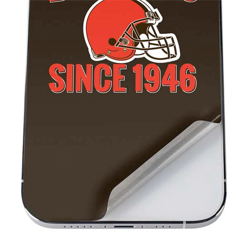 NFL Cleveland Browns Helmet iPhone 12 Pro Skin